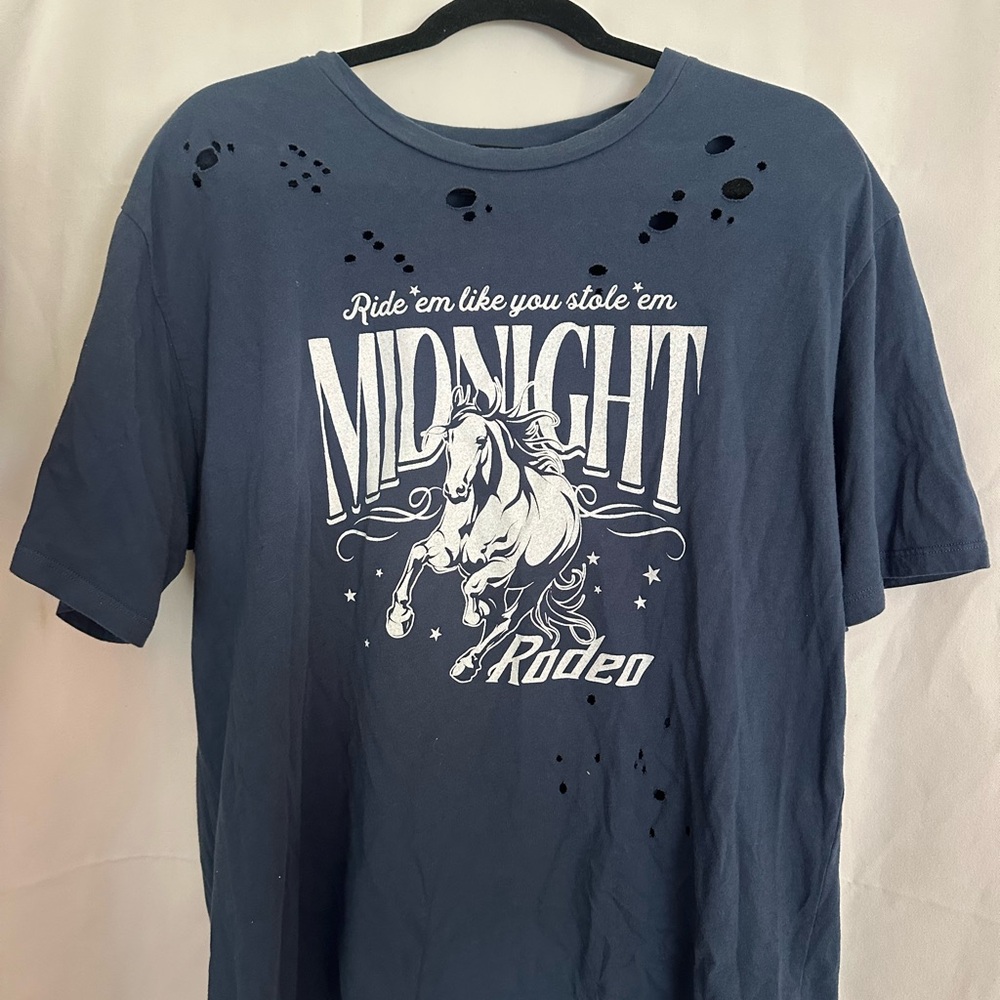 Midnight Rodeo Blue Women’s T-Shirt